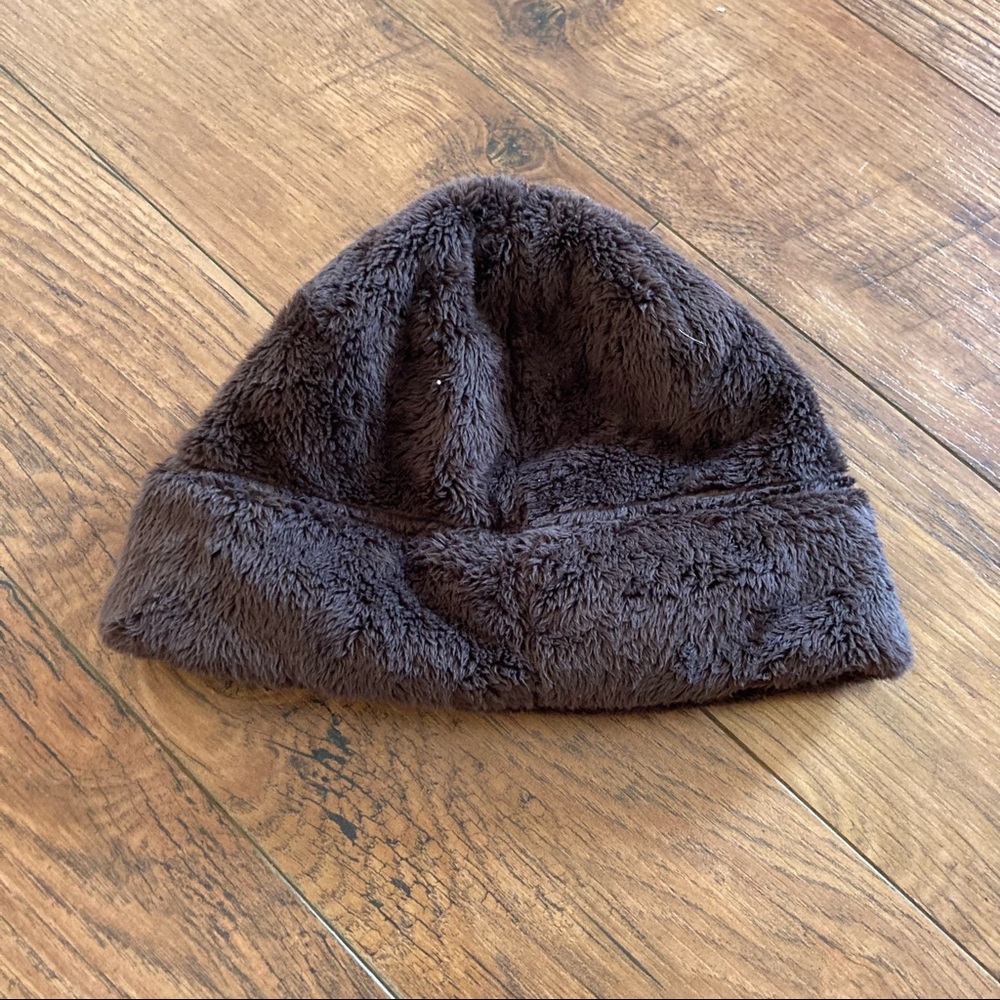 The North Face Brown Beanie Hat Youth One Size - Picture 3 of 4